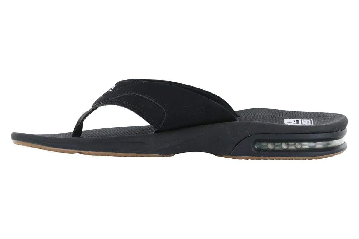 Reef Fanning Bottle Opener Flip Flop Black Daywear Essential