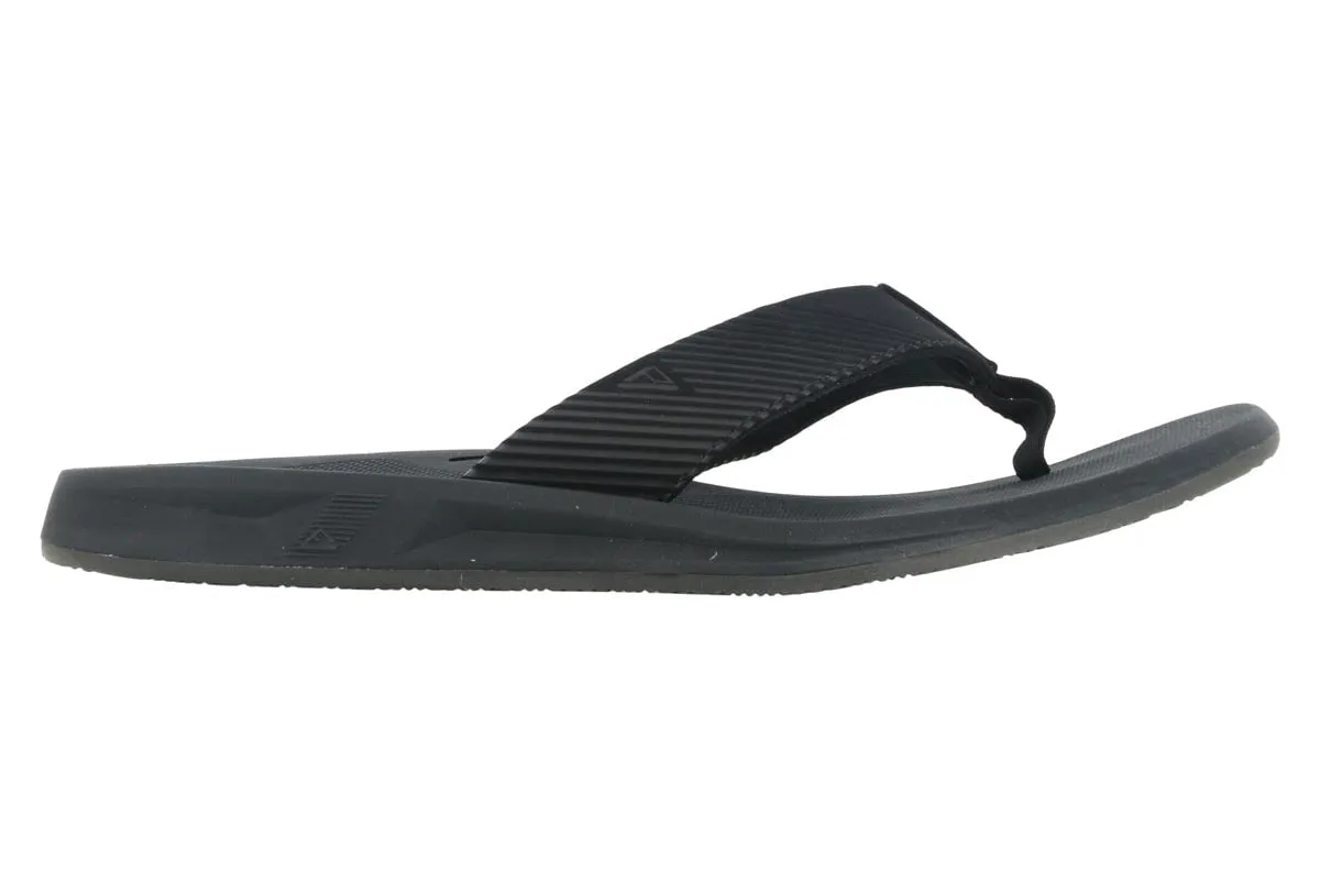 Reef Phantom II Water Friendly Flip Flop Black Breath Control Sporty Beach Shoes