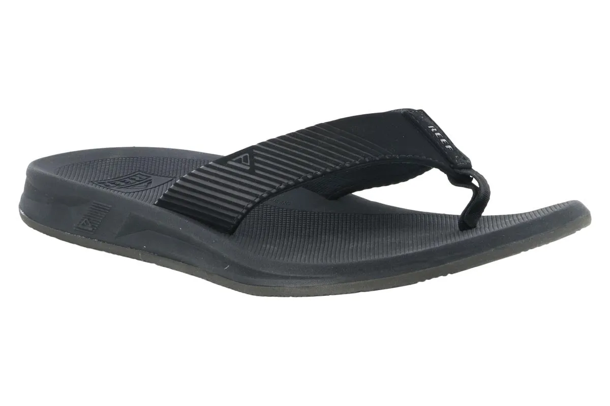 casual wear shoes Reef Phantom II Water Friendly Flip Flop Black