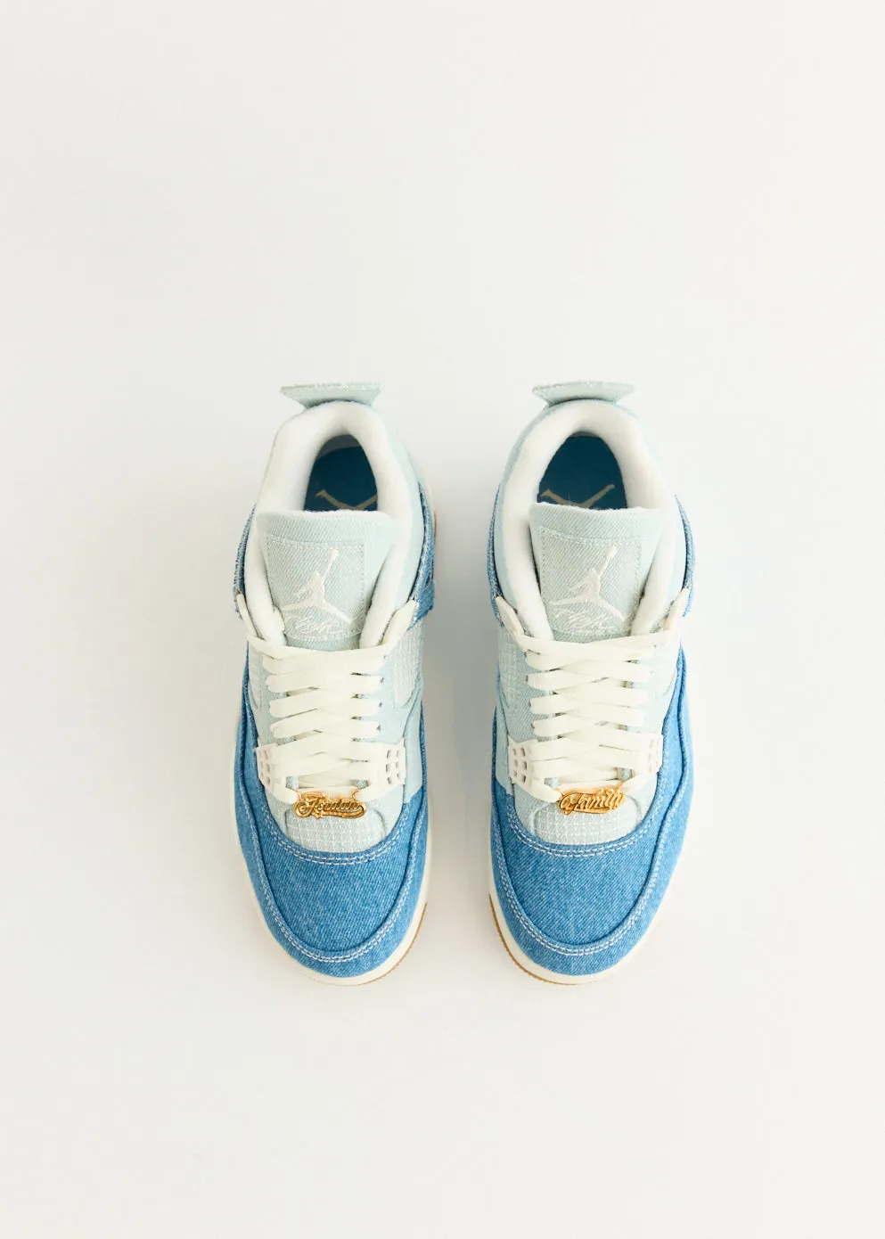 music fest Summer Pick Women's Air Jordan 4 Retro 'Worn Blue' Sneakers