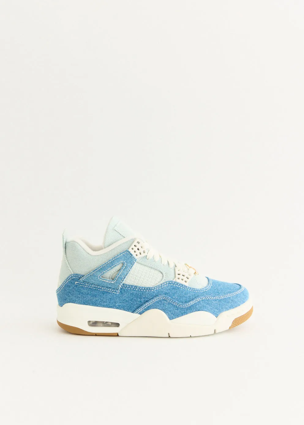 Women's Air Jordan 4 Retro 'Worn Blue' Sneakers Style Fit Simple Style