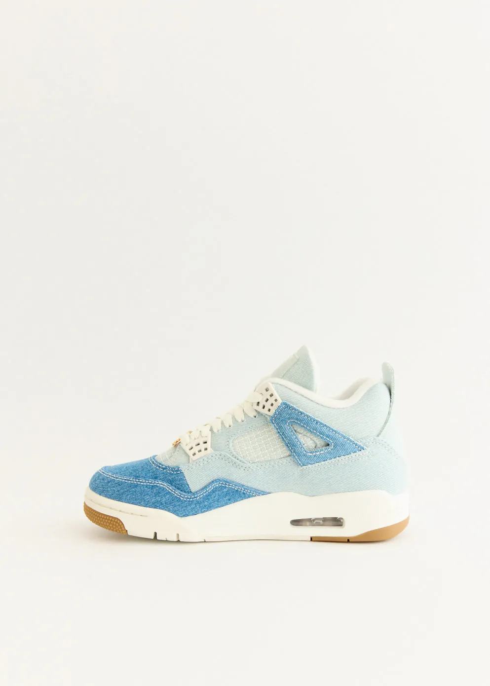 Urban Cool Women's Air Jordan 4 Retro 'Worn Blue' Sneakers