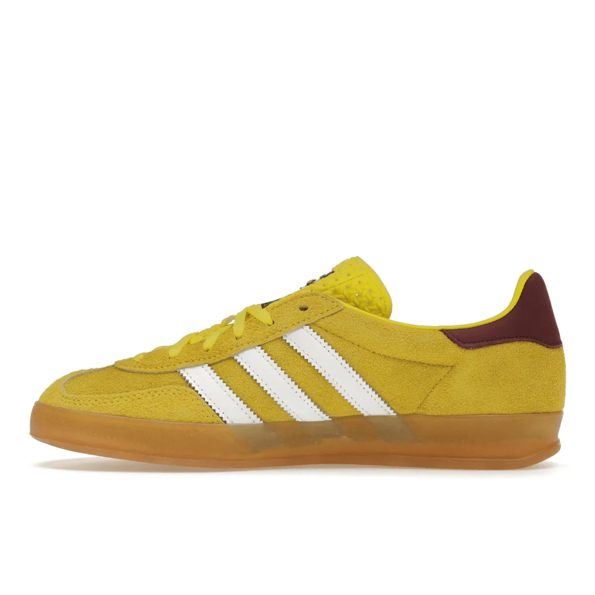 Adidas Gazelle Indoor Bright Yellow Collegiate Burgundy All Use Spring Walk