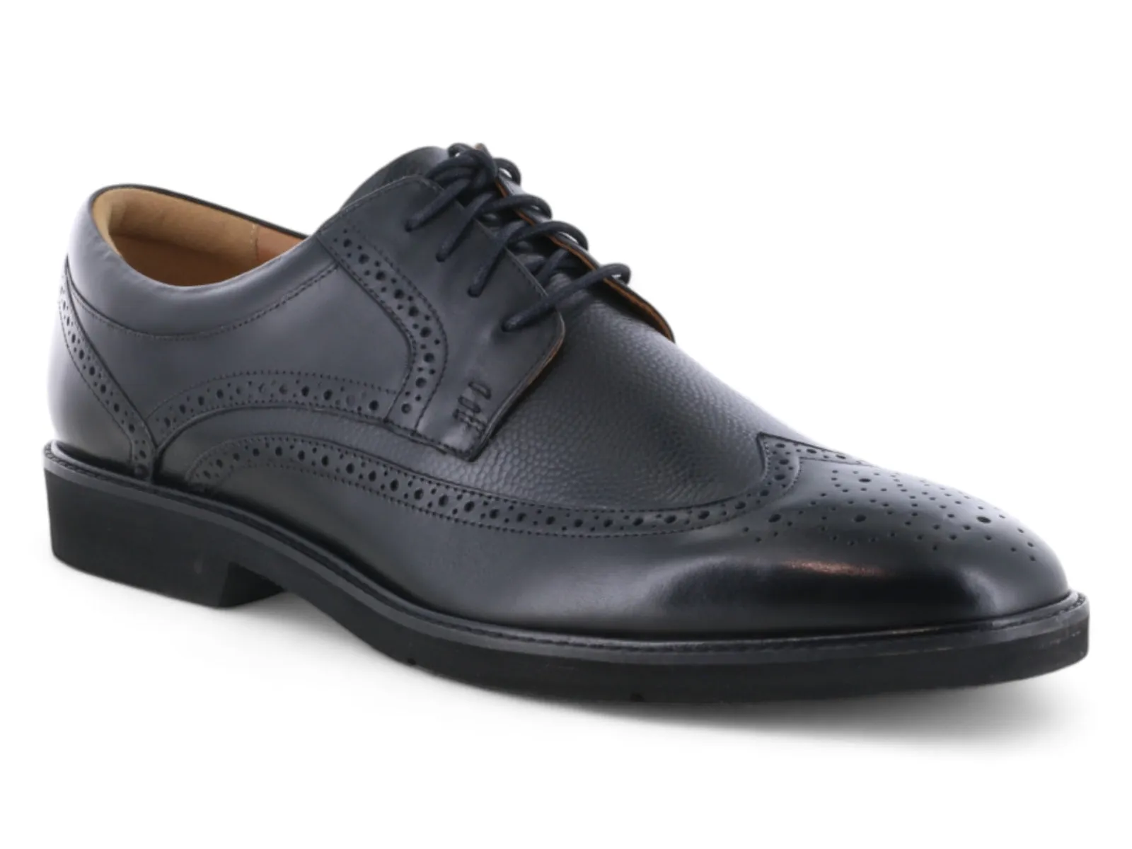 Rockport Fallo Wingtip Dress Oxford Black Icon Look
