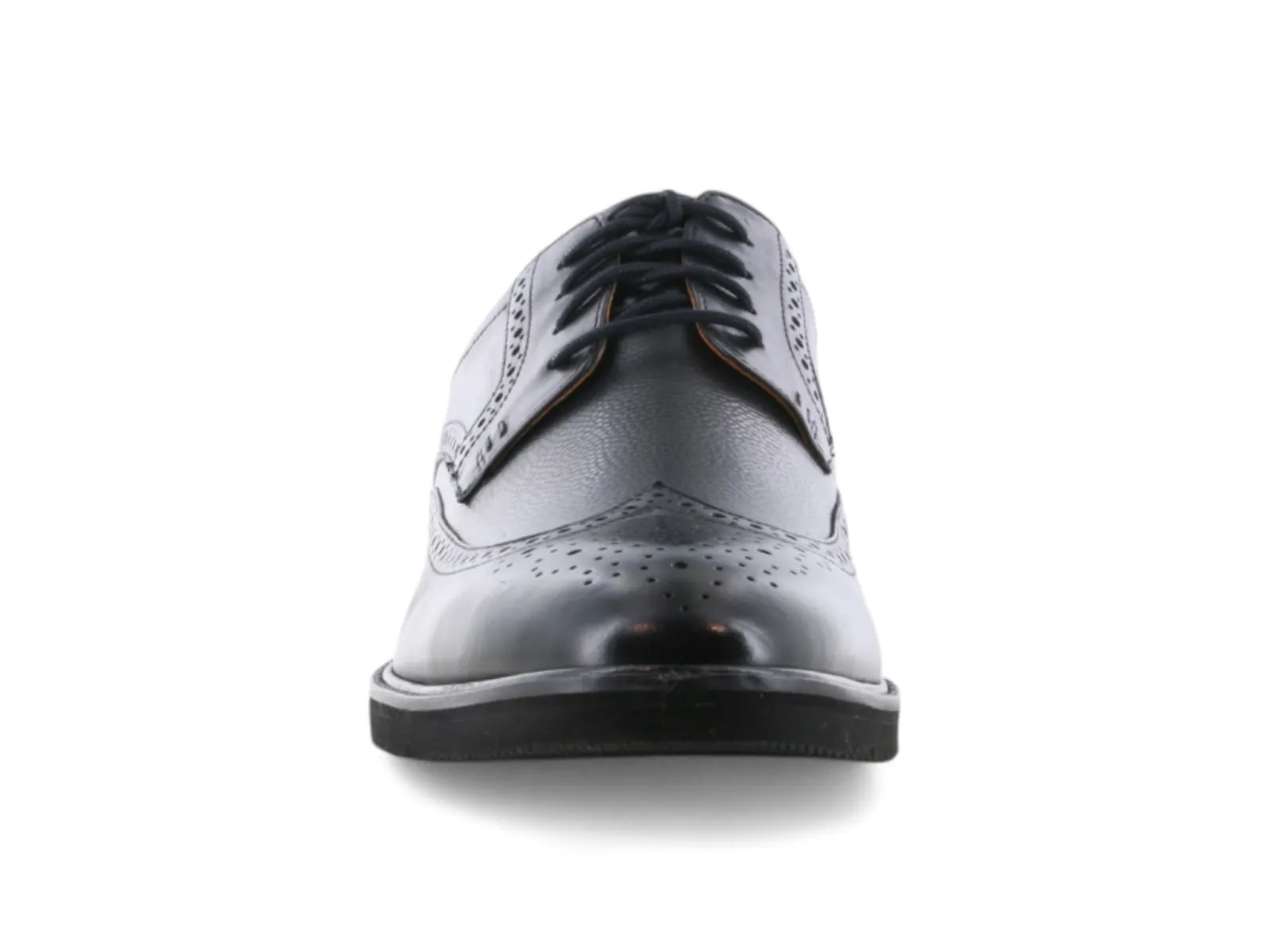 Rockport Fallo Wingtip Dress Oxford Black Suede Finish Pointed Toe