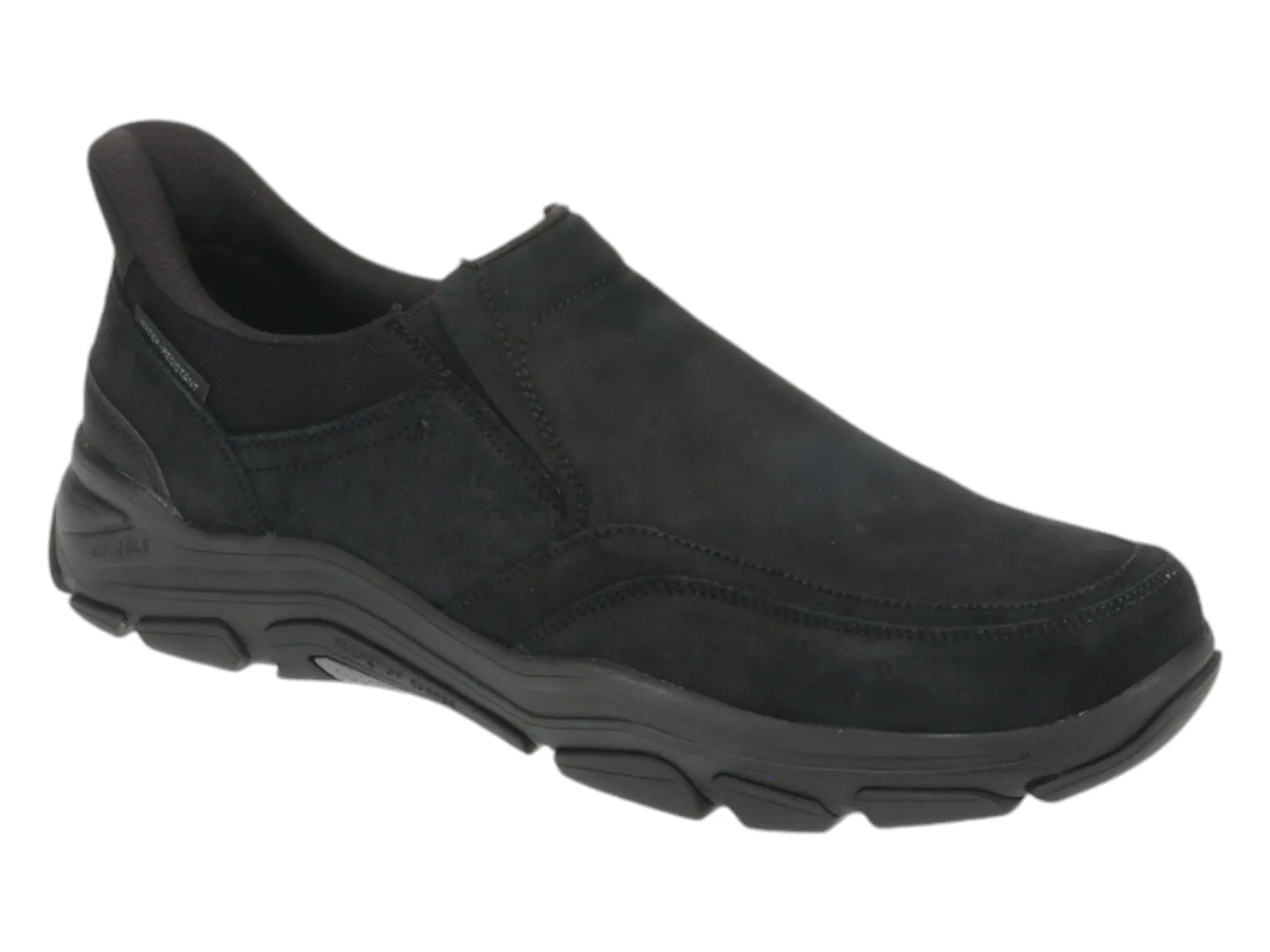 On The Way Rockport Reece Step Activated Slip On Shoes Black
