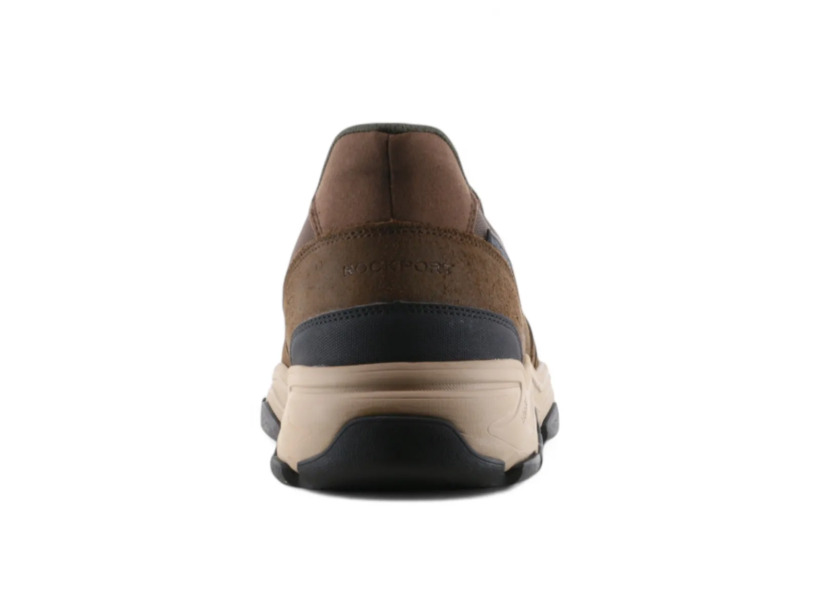 Layered Cushion Rockport Reece Step Activated Slip On Shoes Brown