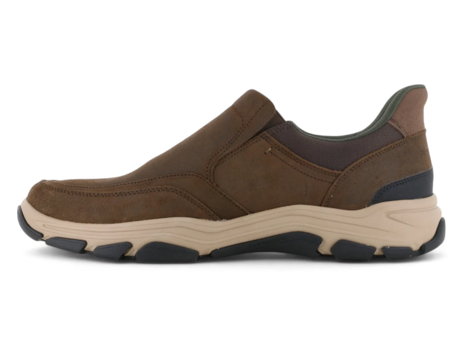 Rockport Reece Step Activated Slip On Shoes Brown stylish men orthopedic
