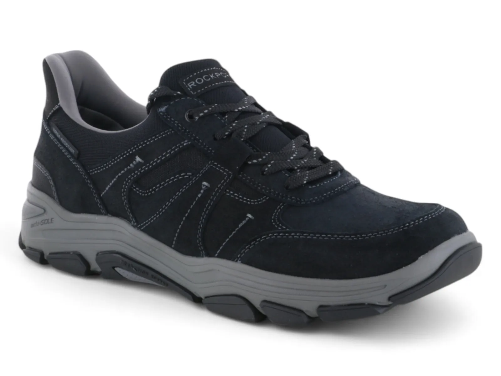 Rockport Rhett Step Activated Walking Shoes Black formal user