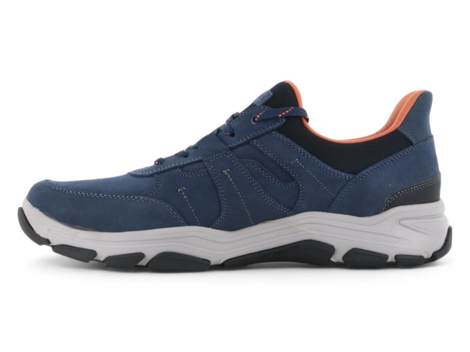 Rockport Rhett Step Activated Walking Shoes Blue Child Hike Synthetic   material