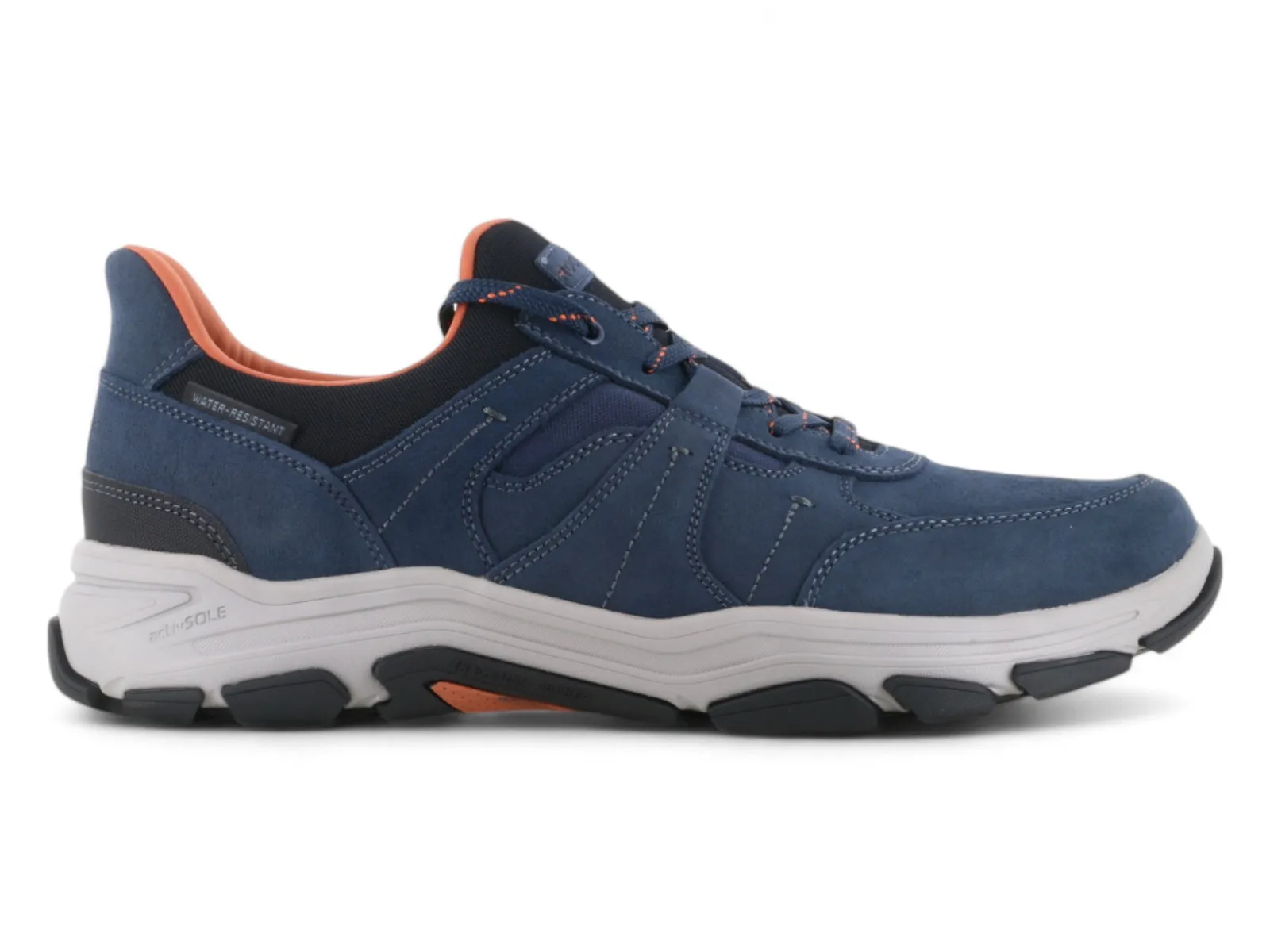 Rockport Rhett Step Activated Walking Shoes Blue pool shoes