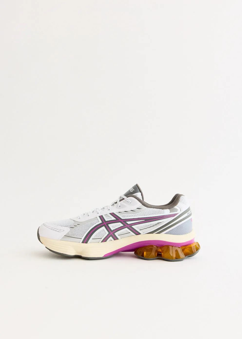 Gel-Kinetic Fluent 'White Truffle Grey' Sneakers Vibrant Design work - appropriate
