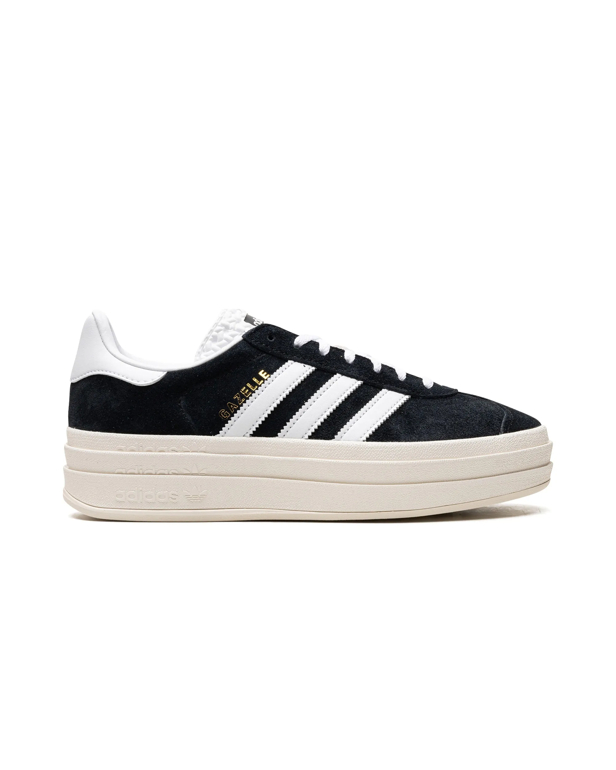 adidas Gazelle Bold Core Black White (Women's) for paved roads