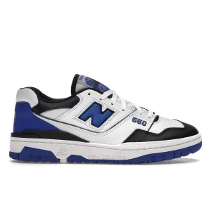 New Balance 550 White Royal Black Layered Design