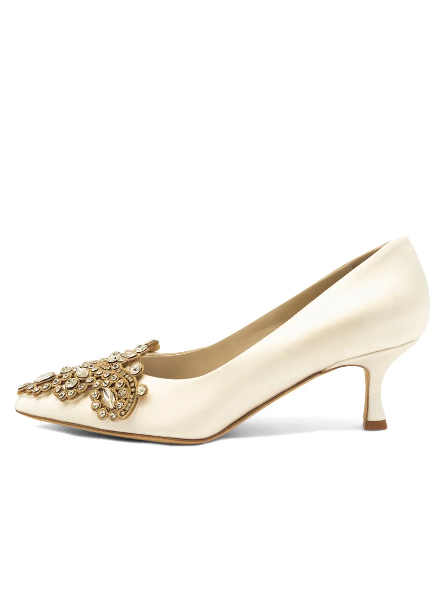 least walking Versatile Style Sabrina Pointed Toe Kitten Heel