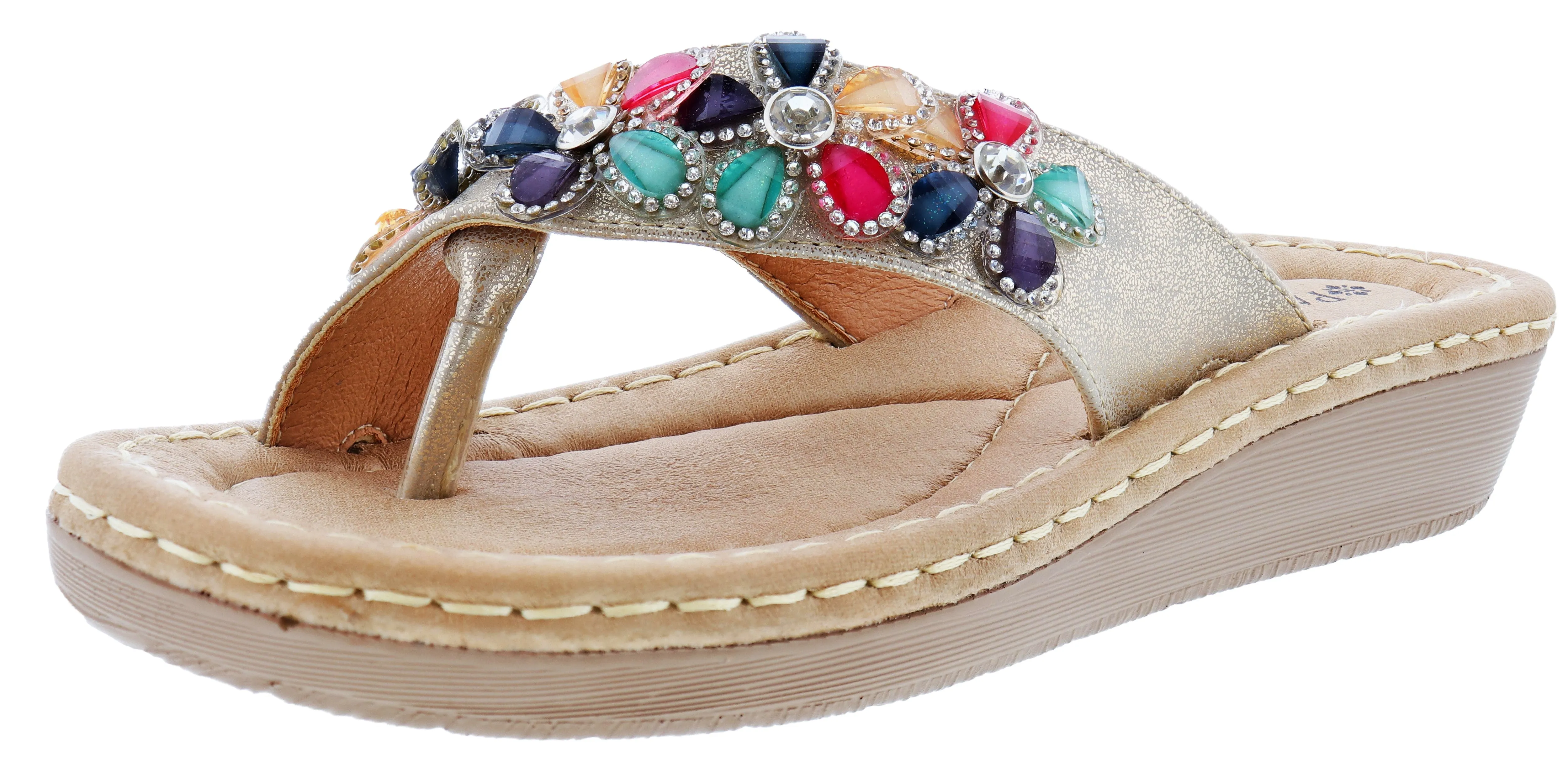 Patrizia Clarice Slide Wedge Sandals Women Multi Shade