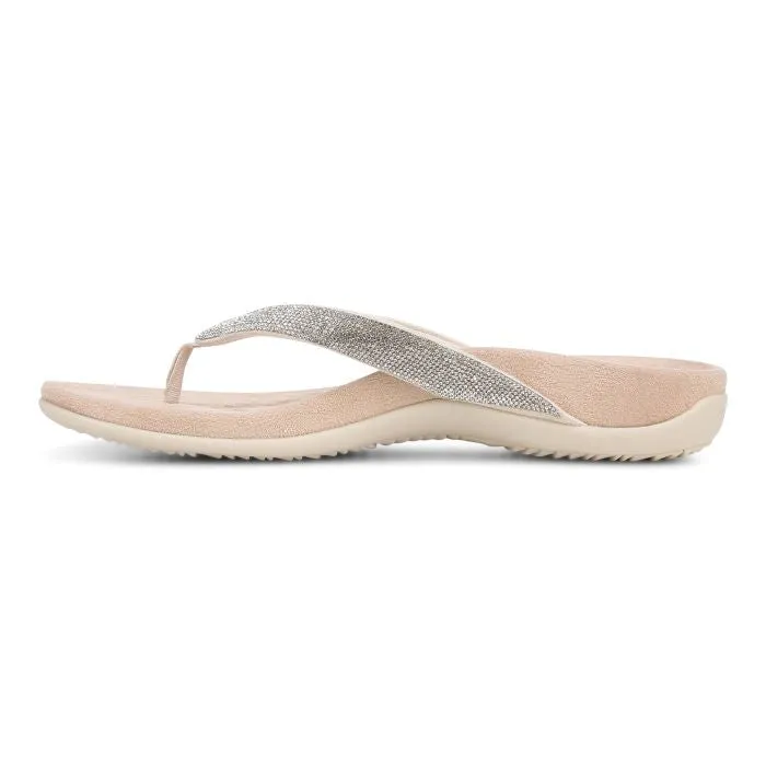 Womens Vionic Dillon Shine in Cream Walking Comfort