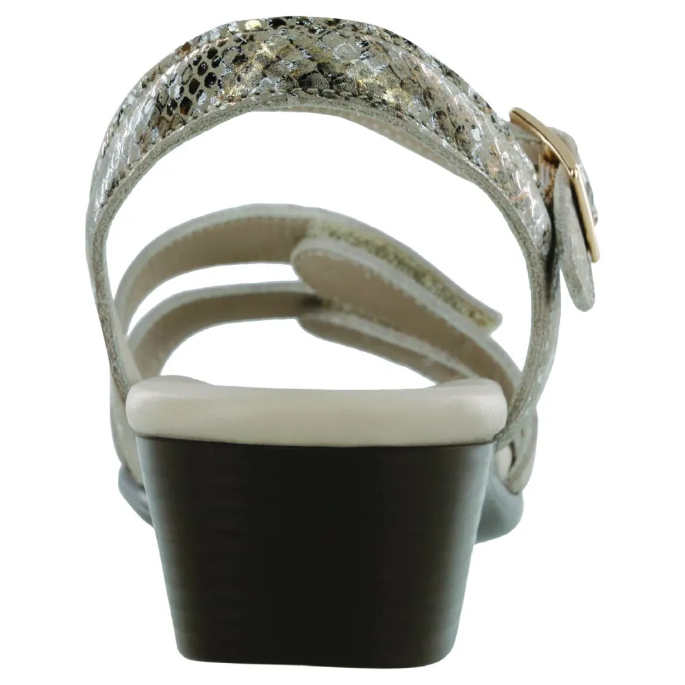 Savanna - Multisnake Gold Knitted Mesh
