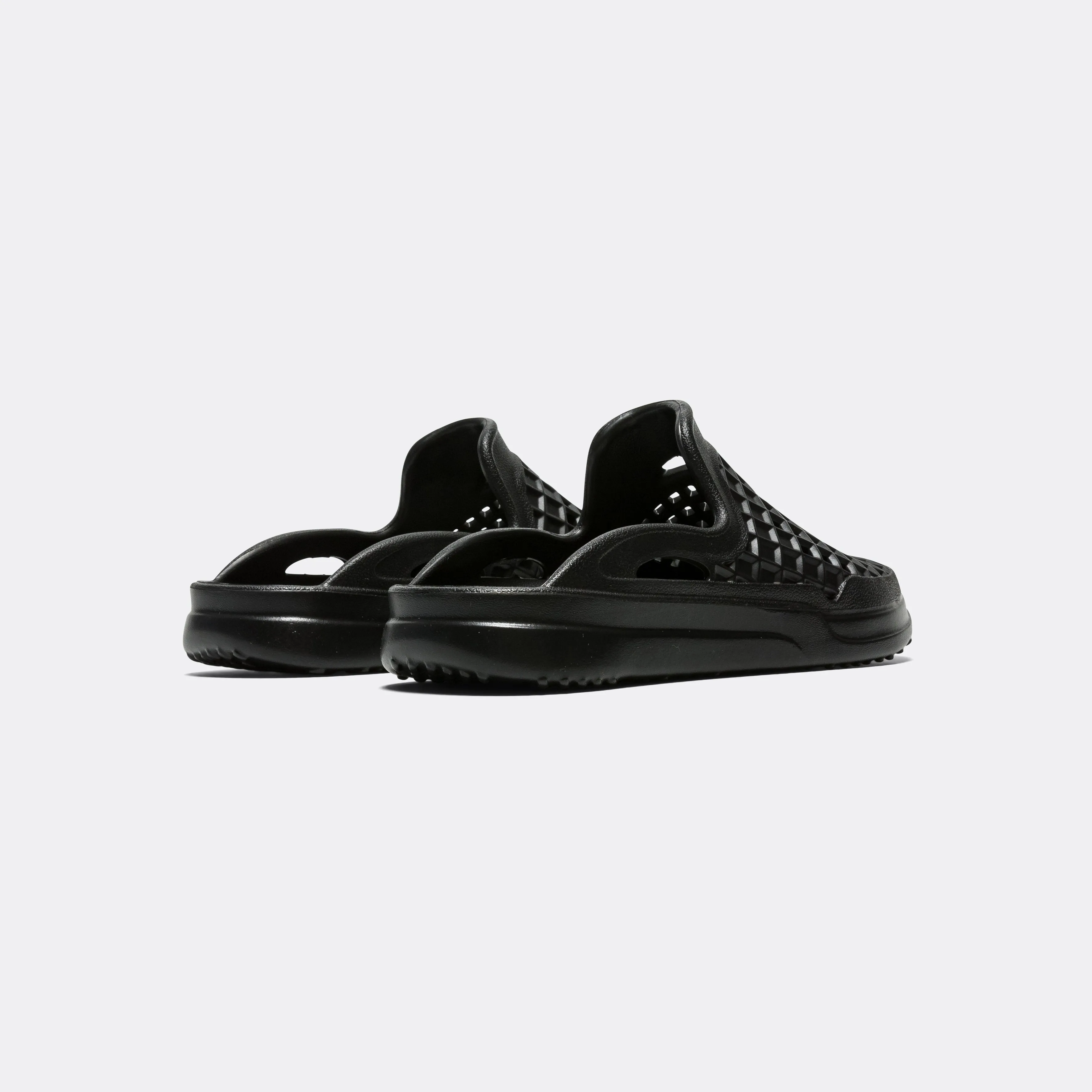 Sunshine Fit Sporty Outdoor Sandals Scenario Slide - Jet Black