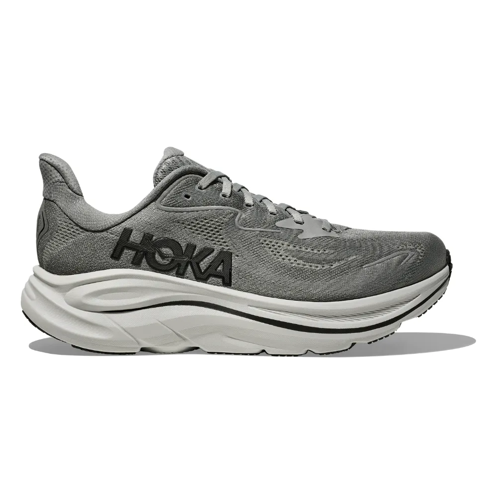 endurance runners moisture - wicking footwear Men's Clifton 10 - Galactic Grey / Asteroid