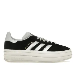 Adidas Gazelle Bold Core Black White clean design Flex Technology