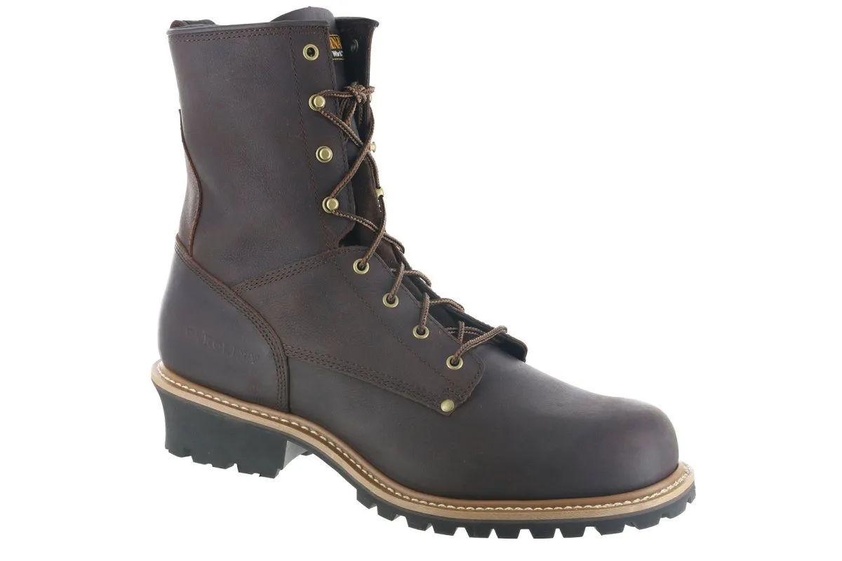 Carolina 8 Inch Soft Toe Logger Side zipper High   Quality