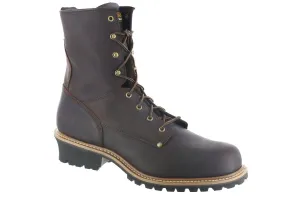 Carolina 8 Inch Soft Toe Logger Side zipper High   Quality