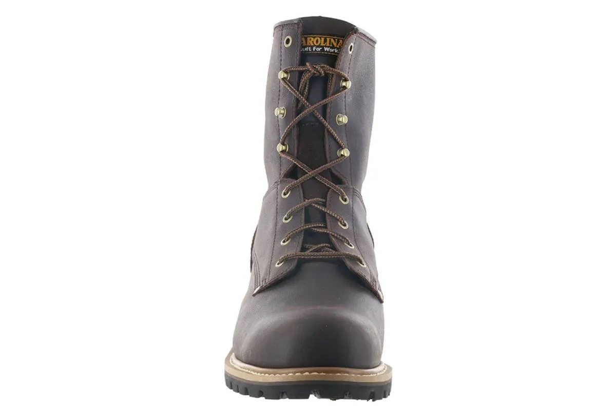 Carolina 8 Inch Soft Toe Logger Chic Style