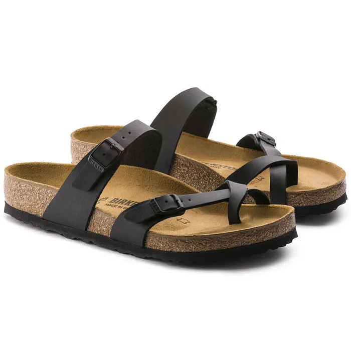 Womens Birkenstock Mayari Birkoflor Black Stay Cool Light Design