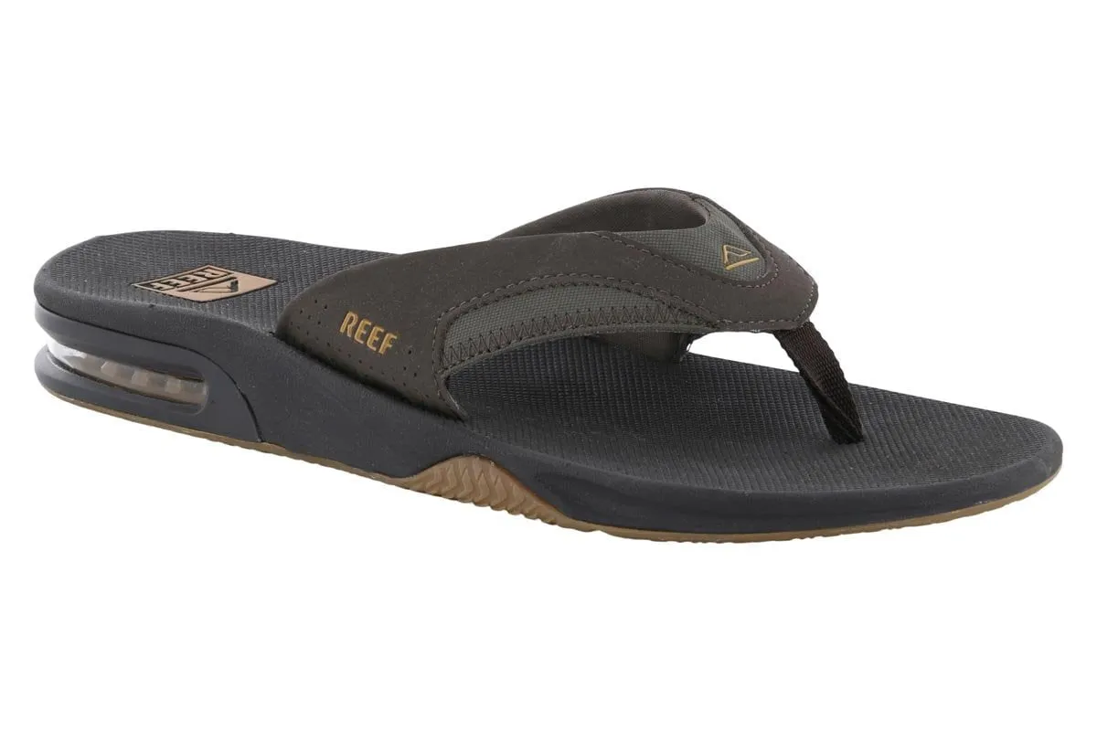 Reef Fanning Bottle Opener Flip Flop Brown Chic Beach Shoes Street Walk