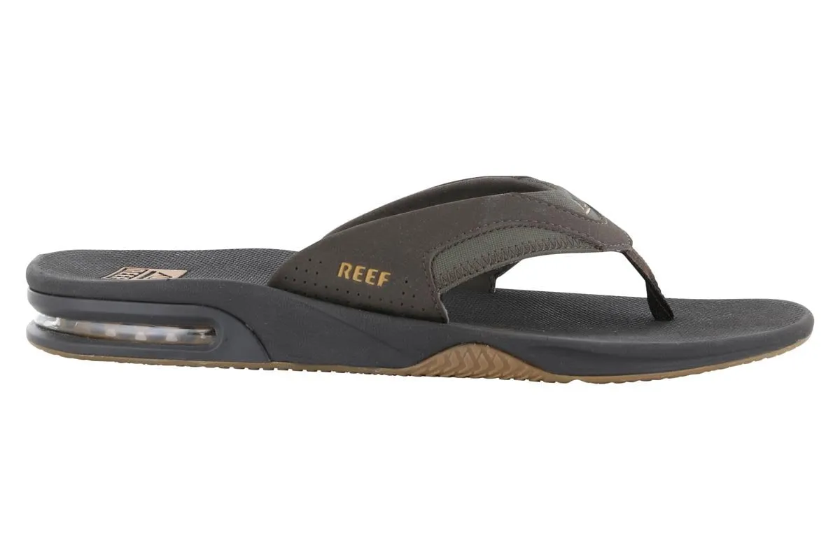 Chic Casual Footwear Reef Fanning Bottle Opener Flip Flop Brown