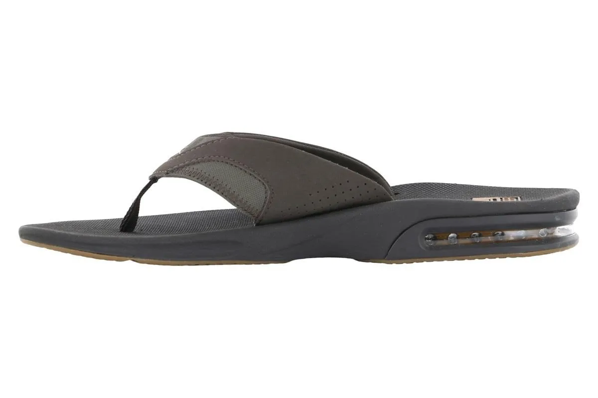 Comfy Strap Sandal Insoles Reef Fanning Bottle Opener Flip Flop Brown