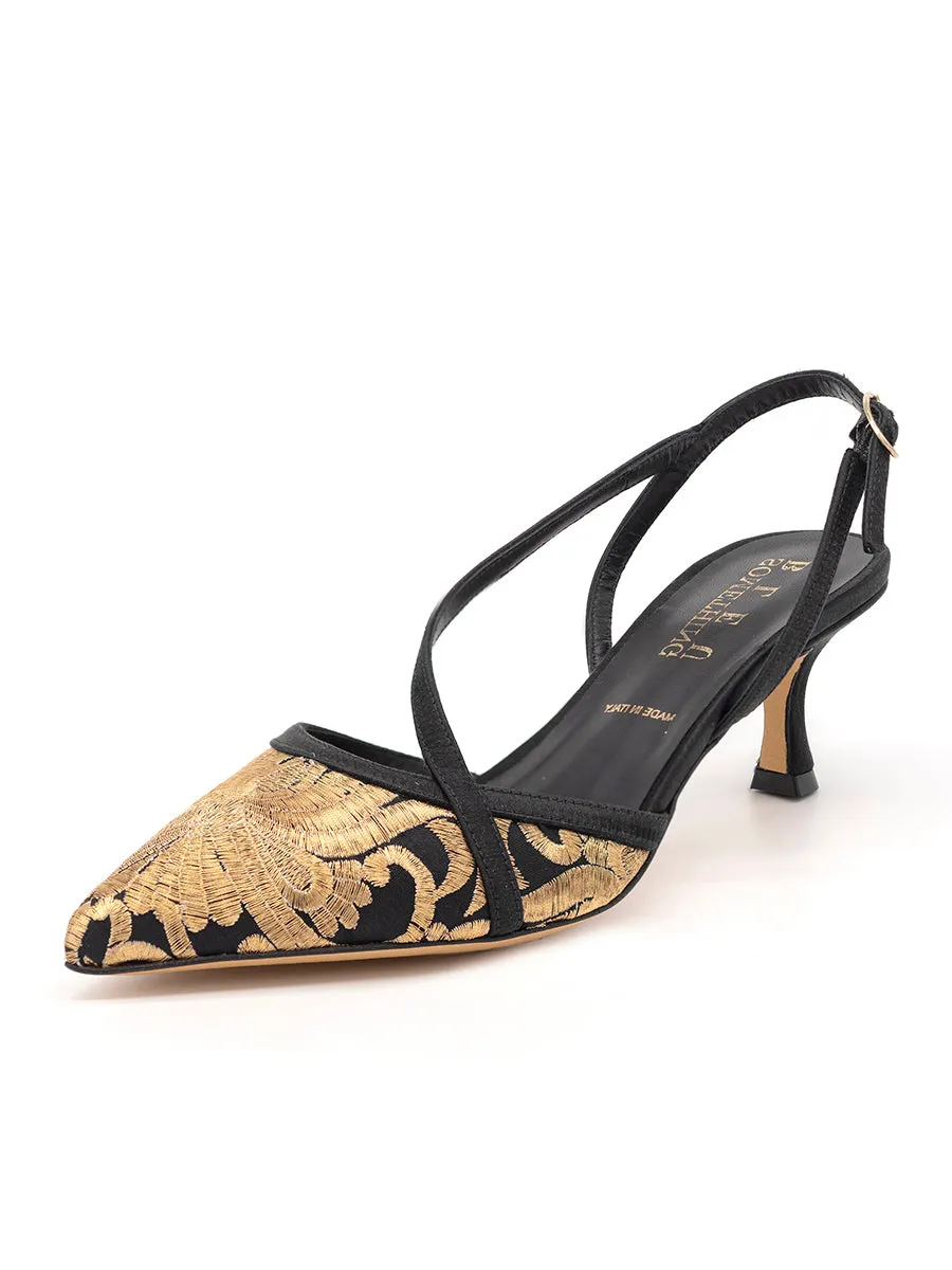 Sevey Kitten Slingback Heel triathletes