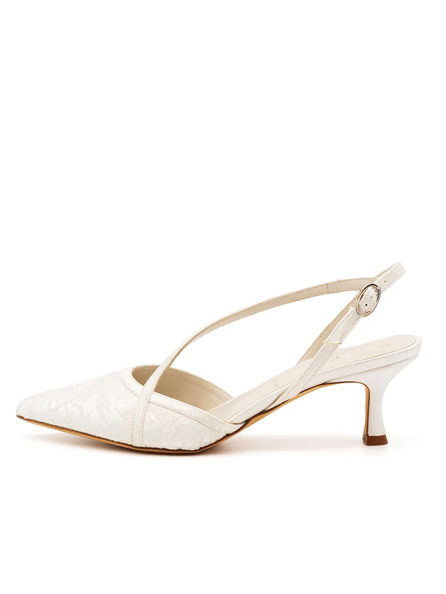 Unique ease Sevey Kitten Slingback Heel