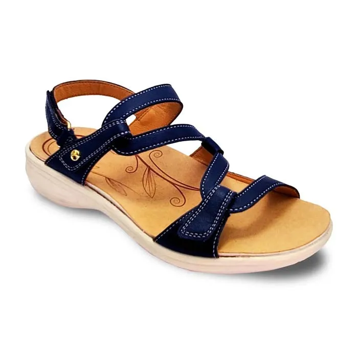 Womens Revere Emerald in Blue French Durable Walking Odor Resistant