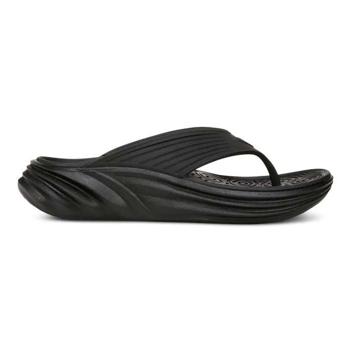 Velcro straps Womens Vionic Tide RX in Black