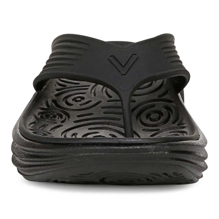 Cushioned Comfort Outfit Friendly Womens Vionic Tide RX in Black