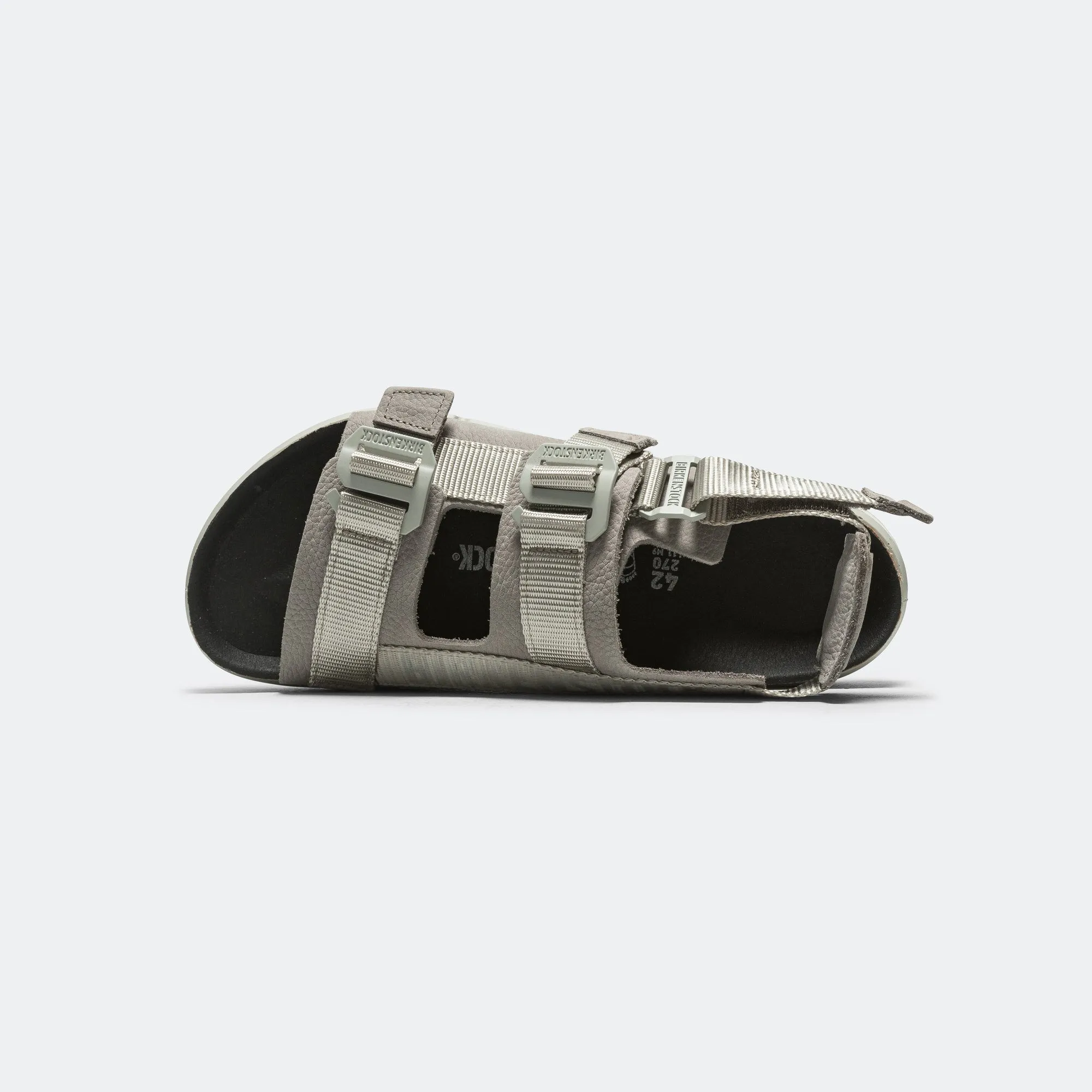 Minimal Bulk Easy Slip On Shinjuku - Mineral Grey Nubuck Leather/textile