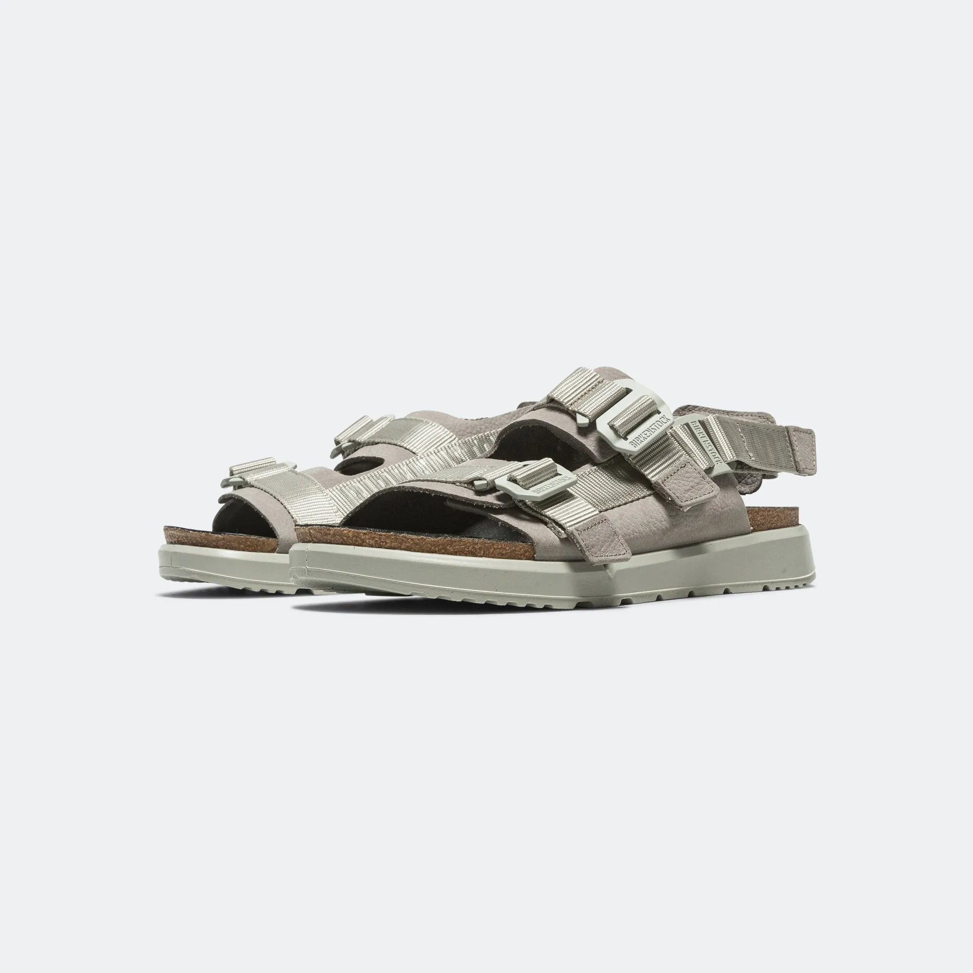 Shinjuku - Mineral Grey Nubuck Leather/textile Comfortable