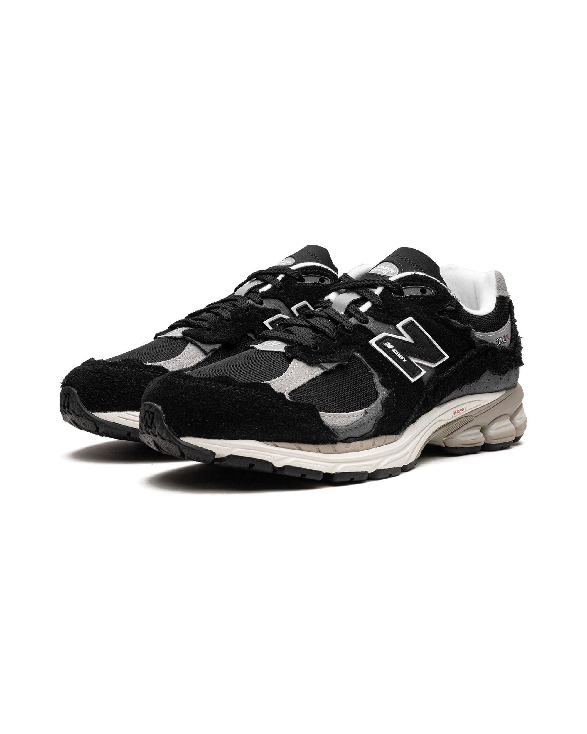 New Balance 2002R Protection Pack Black Grey Quick Steps Grip Enhanced Outsole