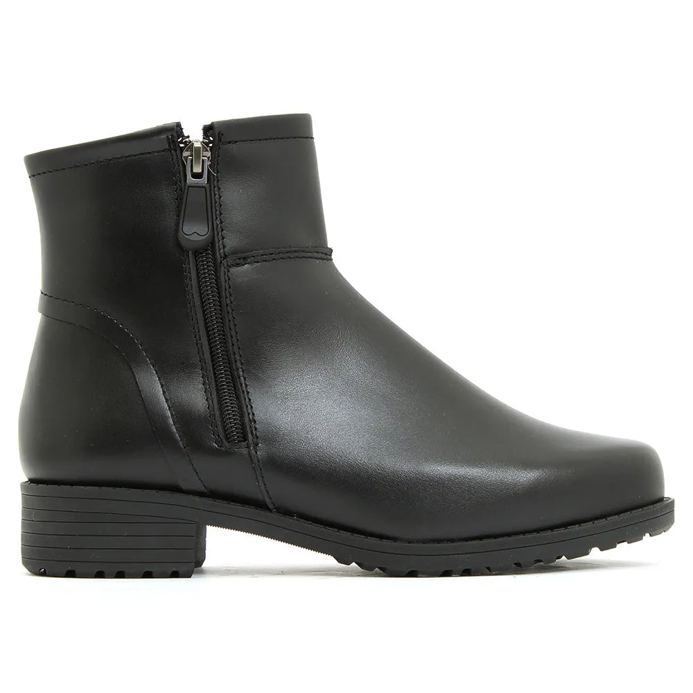 Women's Douvres Boot Black Instant Comfort Shoes