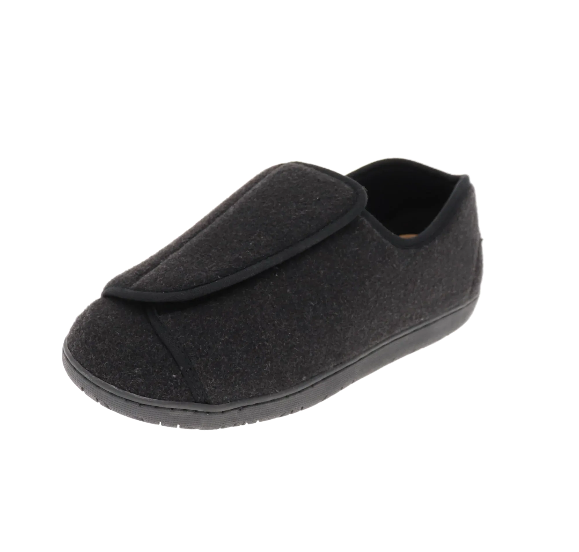 Breath Tech Clean Cut Nurse 2 Black Wool Slipper