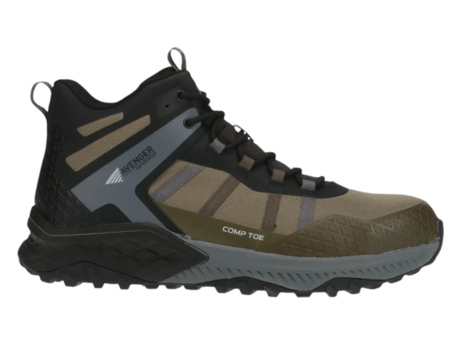 Avenger Aero Trail Safety Toe Mid Olive Utility Design Urban Utility