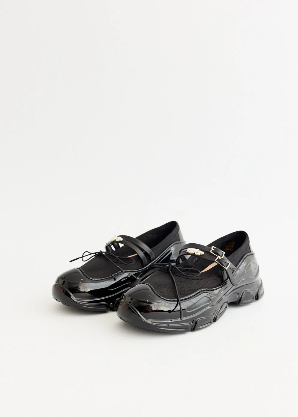 Mesh Tracker Ballerinas With Embellishments Urban Utility