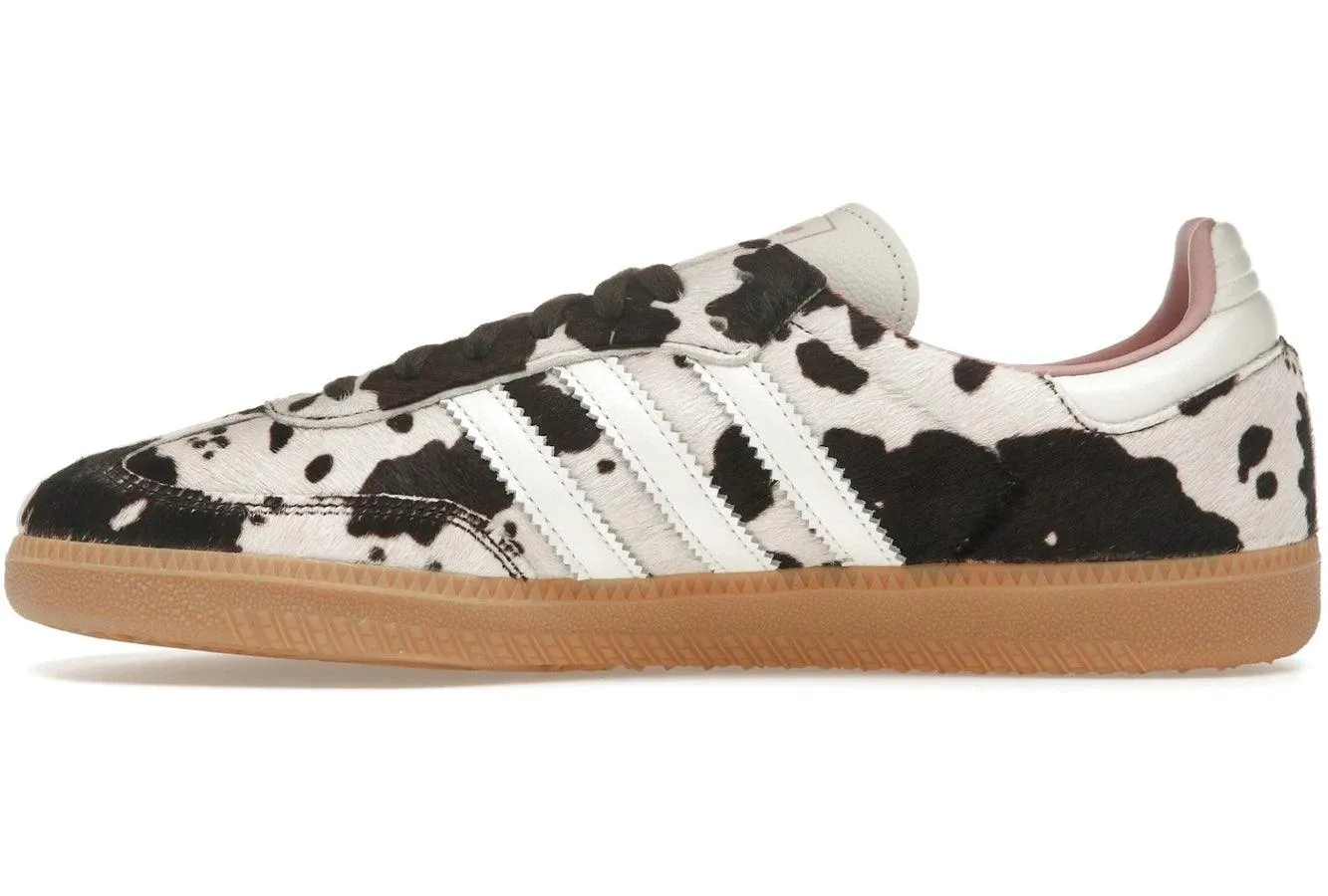 All terrain Foot Stability Adidas Samba OG Cow Print