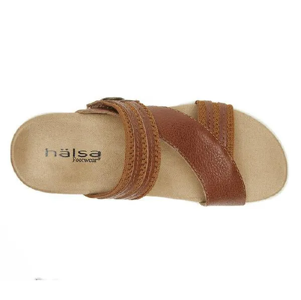 Womens Halsa Desiree in Cognac Light Slip-on Shoes