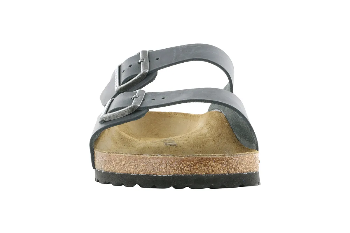 Track Run Birkenstock Arizona Oiled Leather Black