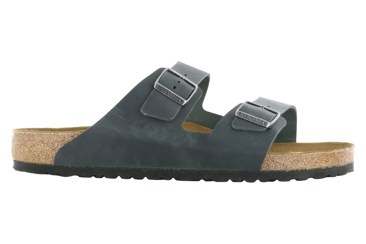 Young Mood Birkenstock Arizona Oiled Leather Black