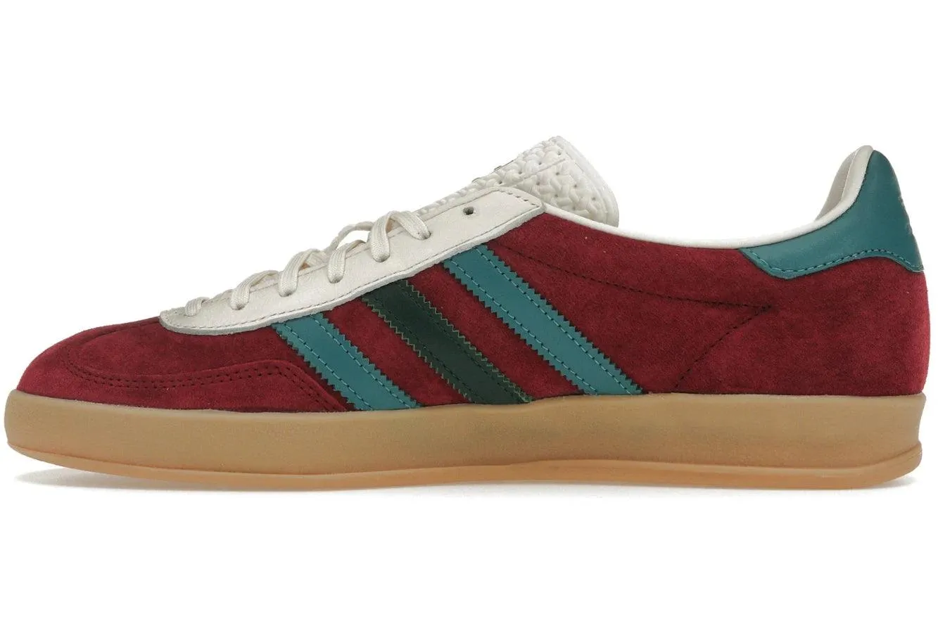 Moisture control Stable Grip Adidas Gazelle Indoor Collegiate Burgundy Arctic Fuchsia