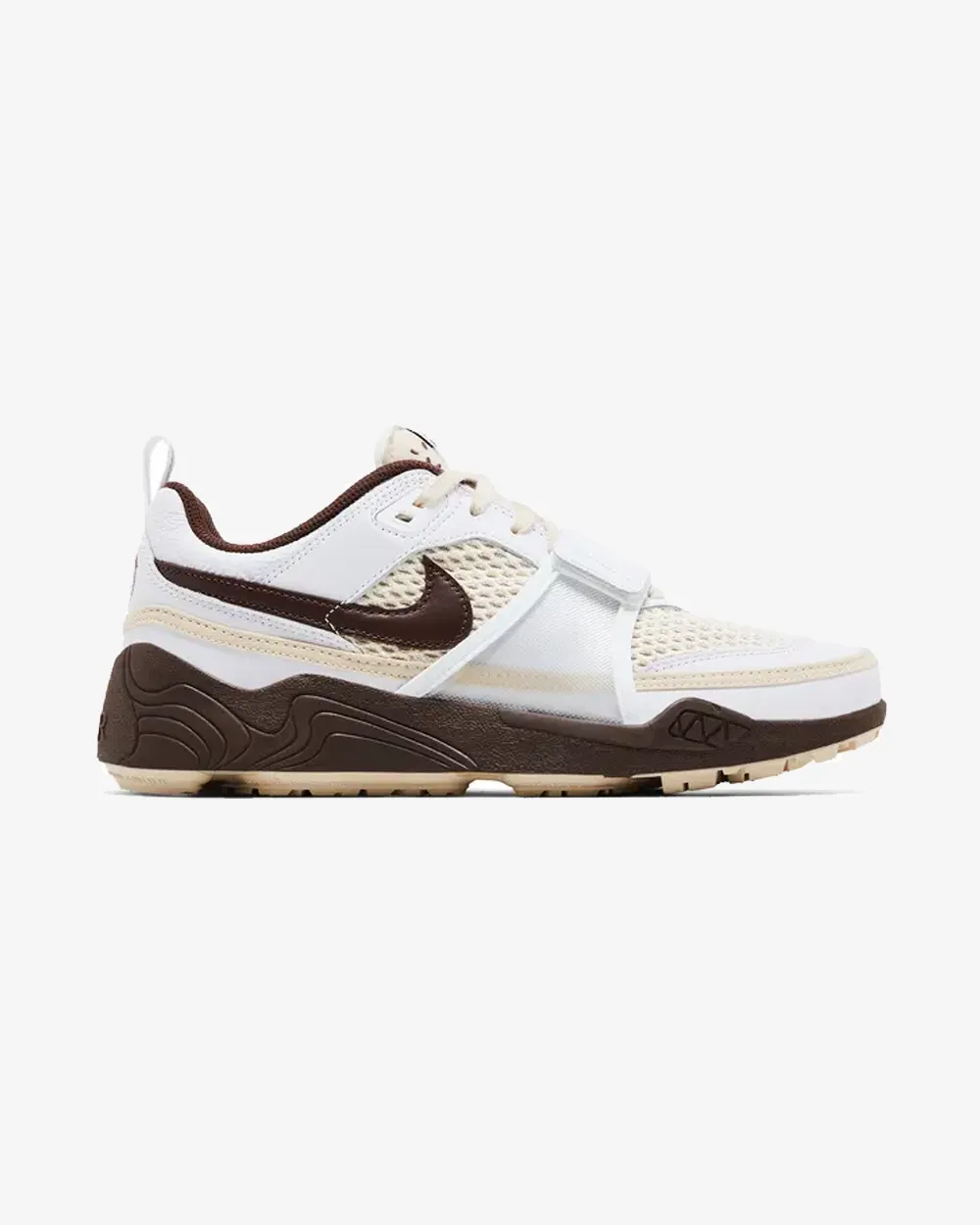 NIKE X TRAVIS SCOTT ZOOM FIELD JAXX LIGHT CHOCOLATE Mild Support Slip Friendly